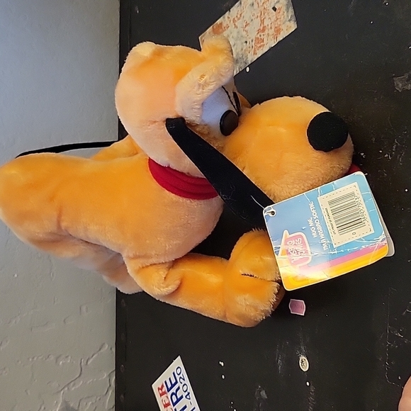 VINTAGE Disney Pluto Hasbro Softies Plushie - Picture 8 of 10